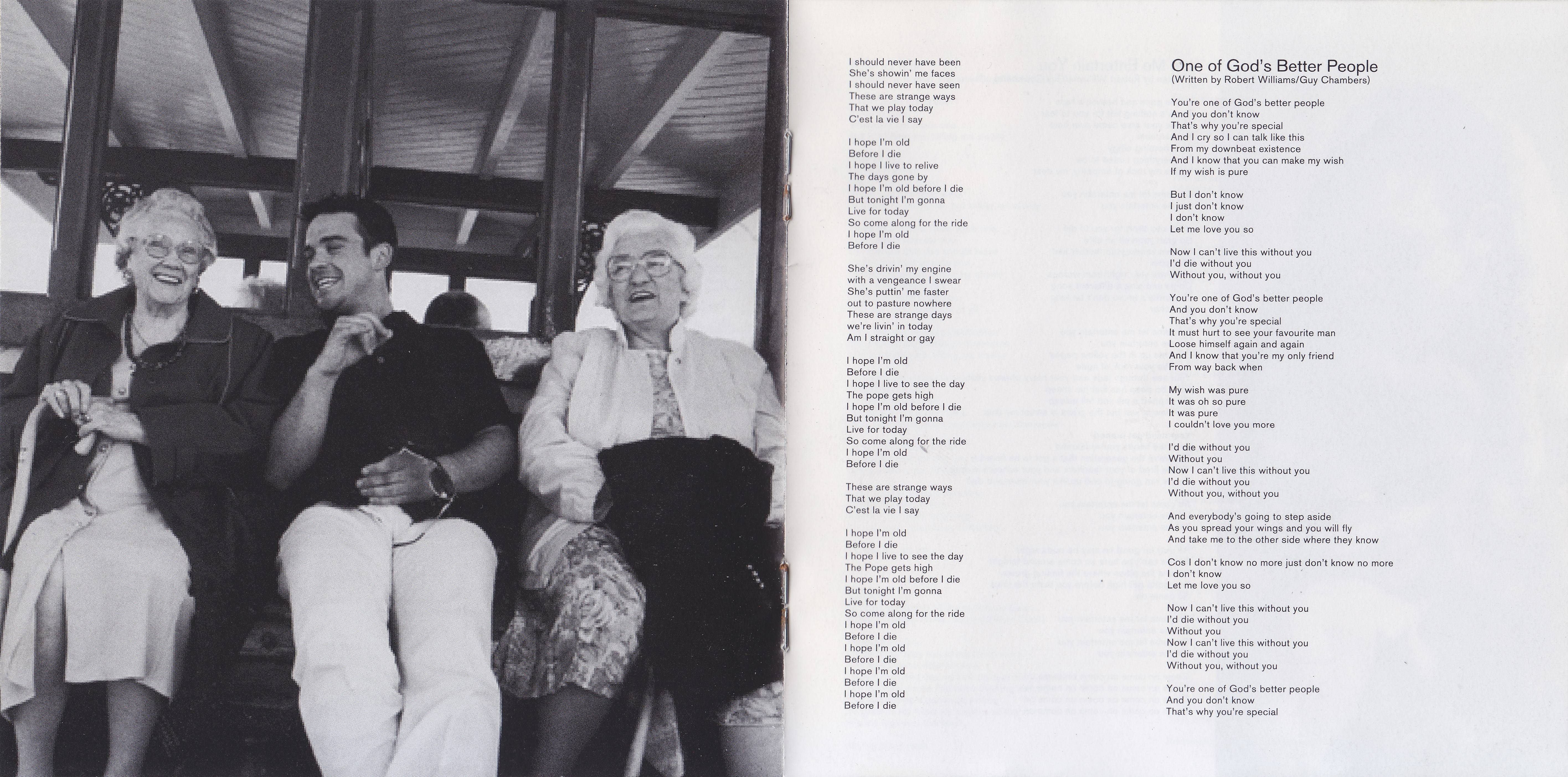 Robbie Williams  Life Thru A Lens : Booklet 4 JPN